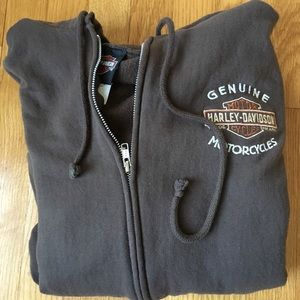 Harley Davidson Zip Up Hoodie - Men’s - Size Large